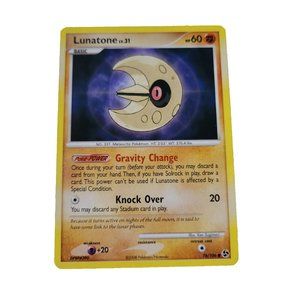 Pokemon Card Meteorite Fighting Lunatone 2008 #76